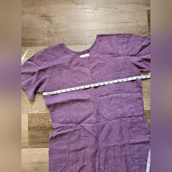 Flax Purple Raglan Sleeve Midi Dress - Picture 7 of 7